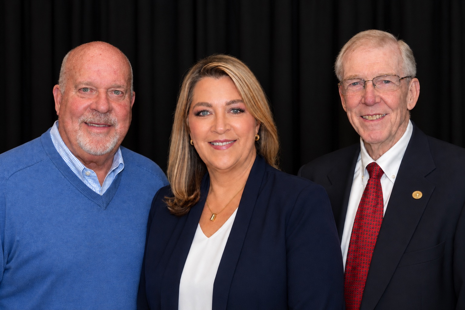 AI-generated composite portrait of Fontaine Canada, Stephanie Curtis, and Jim Tongue
